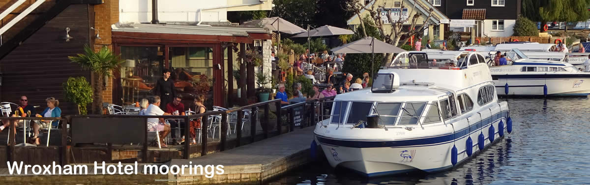 Wroxham Hotel moorings